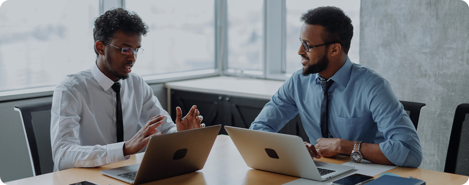 Investor reviewing portfolio on screen